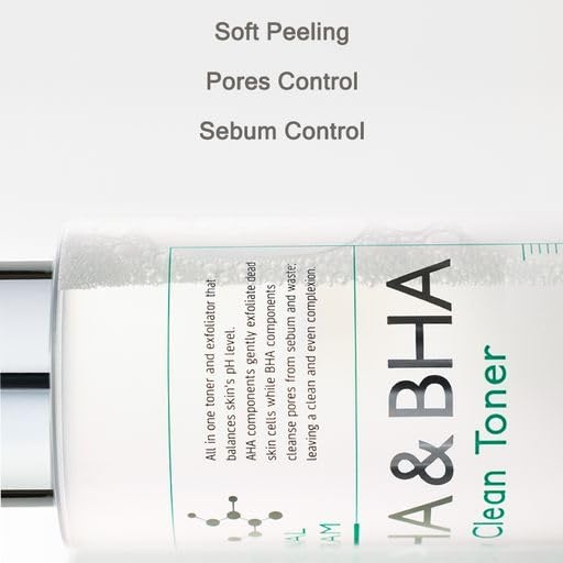 image:imageMIZON AHAampBHA Daily Clean Toner Daily Peeling Smooth Skin Removes Dead Skin Healthy Skin Korean Skincare 507 Fl oz