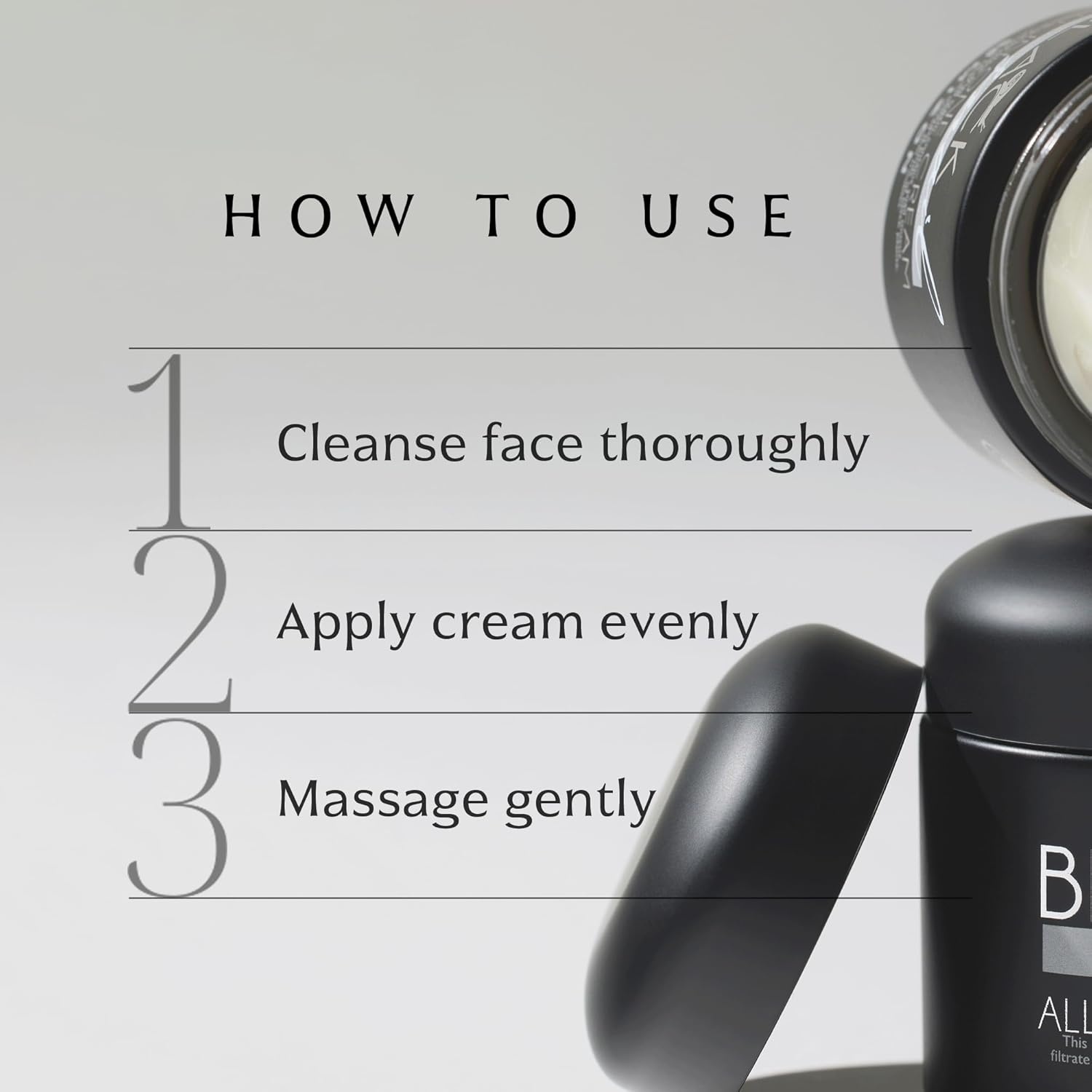 image:imageMIZON Black Snail All in One Cream Intensive Korean Skin Care Facial Moisturizer with Snail Mucin Extract 254 fl oz253 Fl Oz Pack of 1