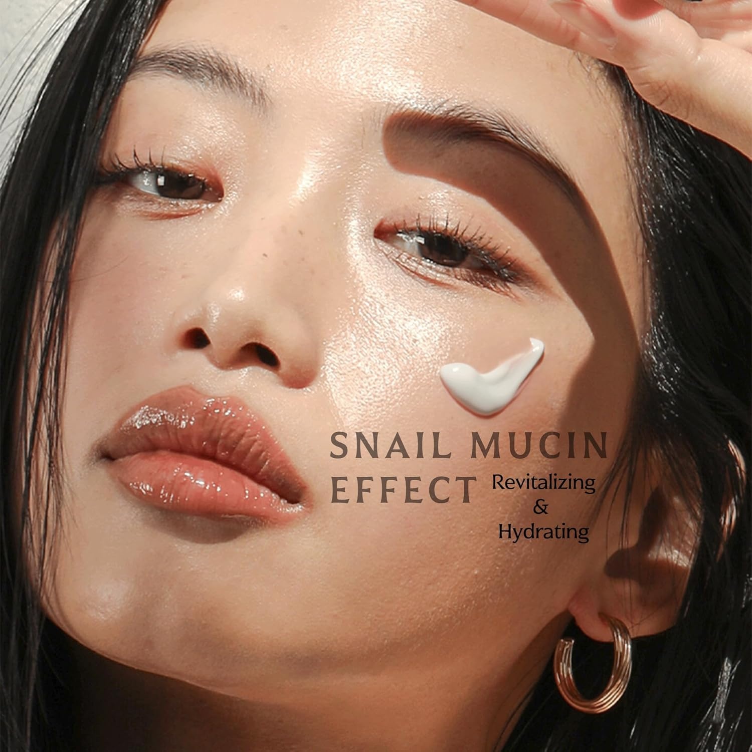 image:imageMIZON Black Snail All in One Cream Intensive Korean Skin Care Facial Moisturizer with Snail Mucin Extract 254 fl oz253 Fl Oz Pack of 1