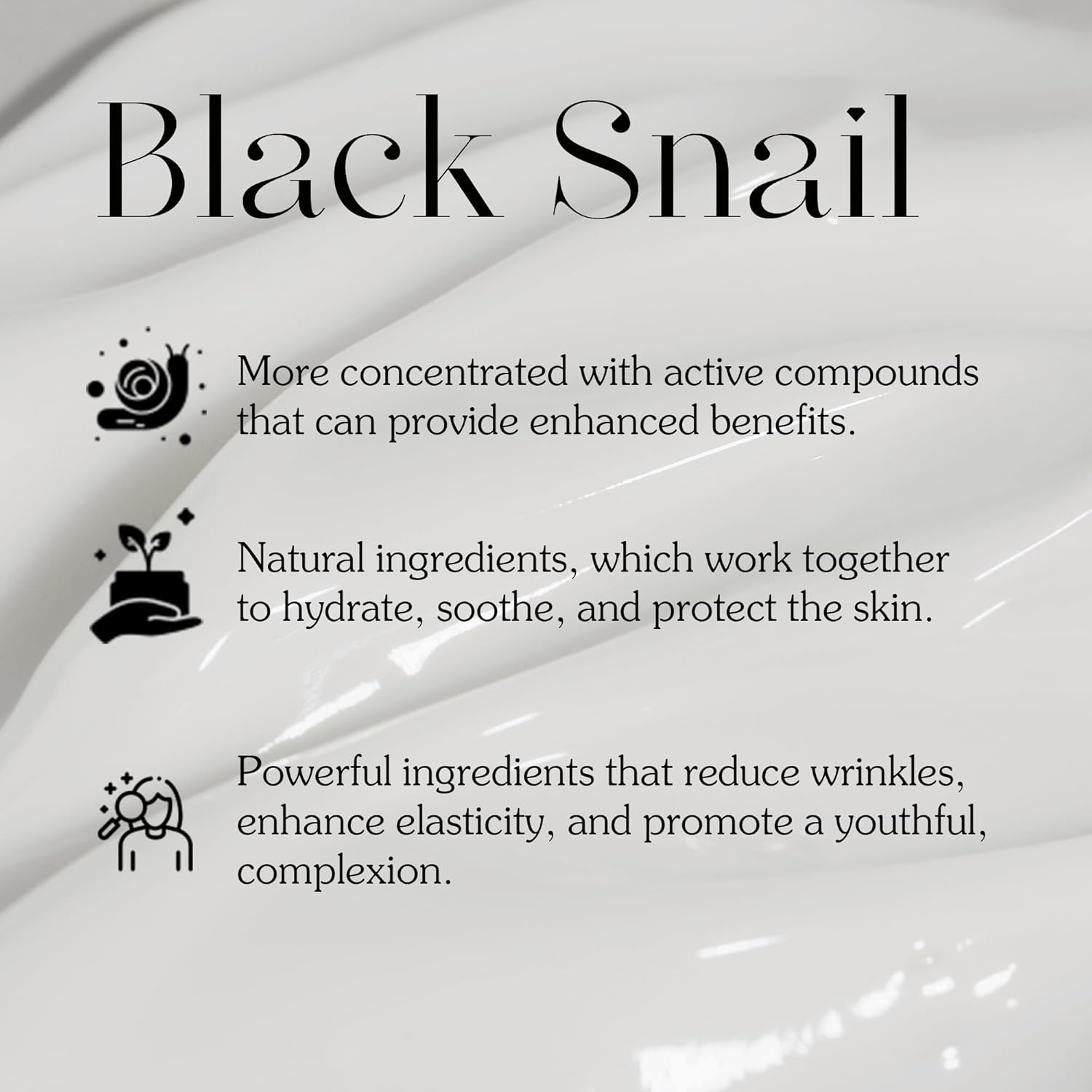 image:imageMIZON Bundle All in One Cream Black All In One Cream Face moisturizers double hydration double wrinkle care double snail mucin