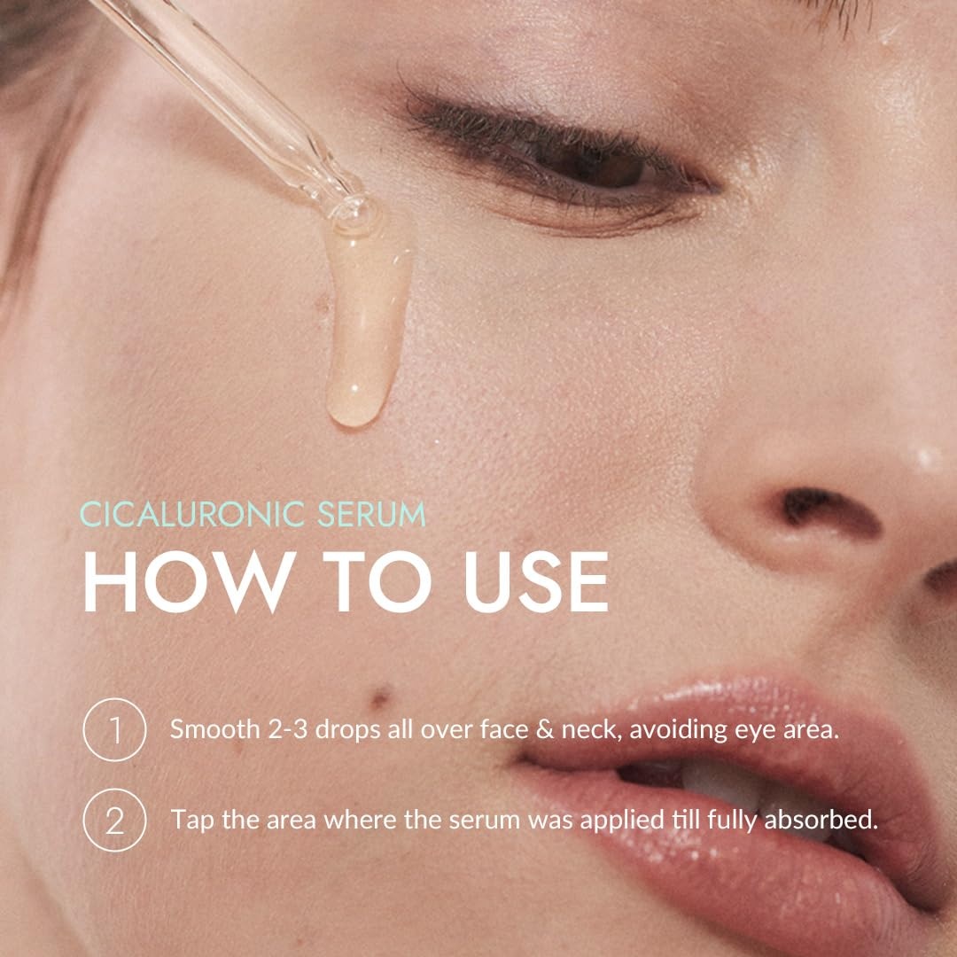 image:imageMIZON Cicaluronic Serum Soothing Moisturizing Centella Asiatica Hyaluronic Acid Vegan Formula Korean skincare 30ml 101 FL oz