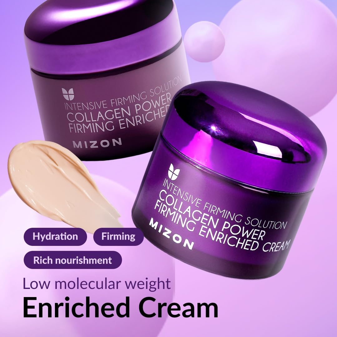 image:imageMIZON Collagen Line Collagen Power Firming Enriched Cream Korean skincare wrinkle care firm skin anti aging 169 FL oz
