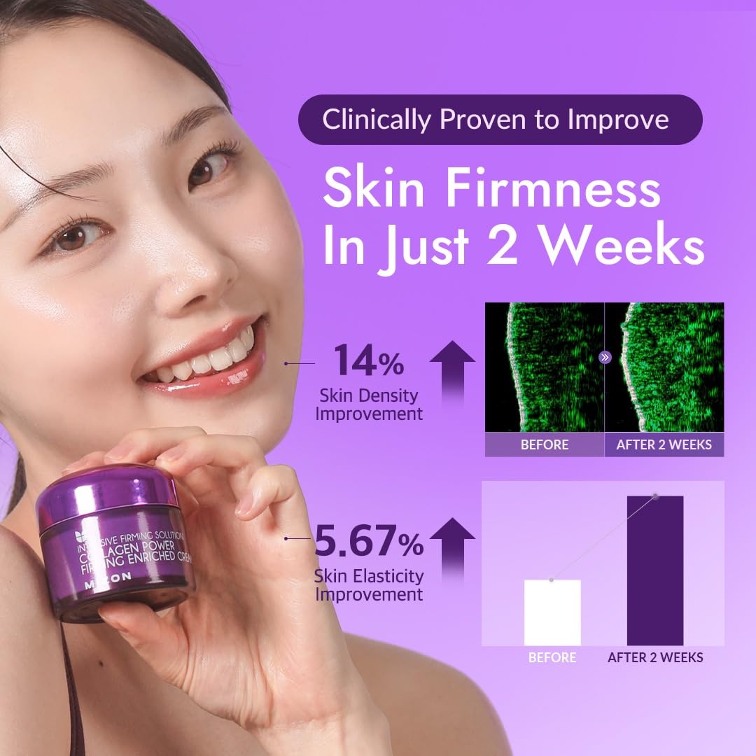 image:imageMIZON Collagen Line Collagen Power Firming Enriched Cream Korean skincare wrinkle care firm skin anti aging 169 FL oz