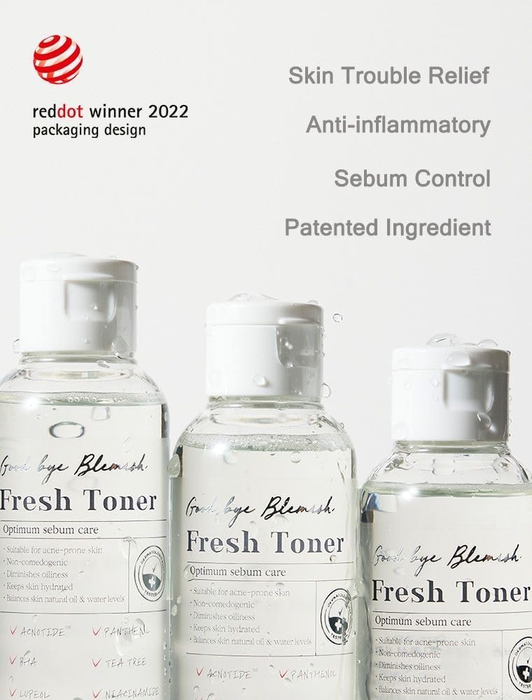 image:imageMIZON Goodbye Blemish Fresh Toner BHA Niacinamide for Excessive Sebum Troubled Skin Acne Treatment Breakout Treatment Korean Skincare Acne Spot Treatment Smooth Skin 120ml405 fl oz