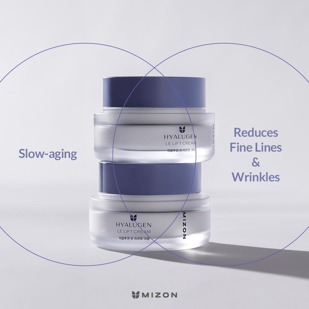 image:imageMIZON Hyalugen Le Lift Cream with Hyaluronic Acid and Marine Collagen Deep Hydration Total Care Youthful Skin Revitalizing Korean Skincare 169 oz
