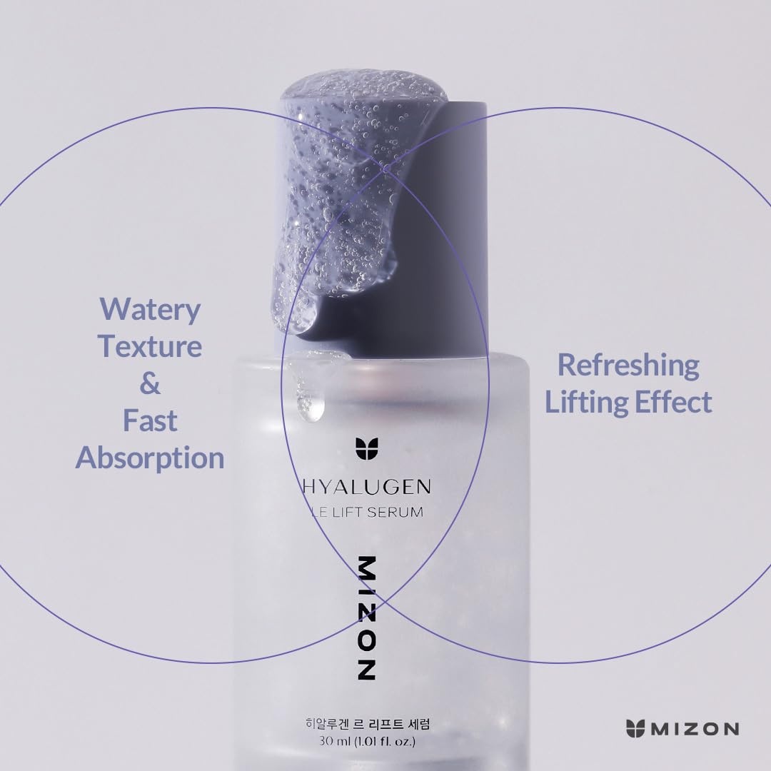 image:imageMIZON Hyalugen Le Lift Serum with Hyaluronic Acid and Marine Collagen for Fine Lines Total Face Care Youthful Skin Refreshing Lifting Korean Skincare 101 oz