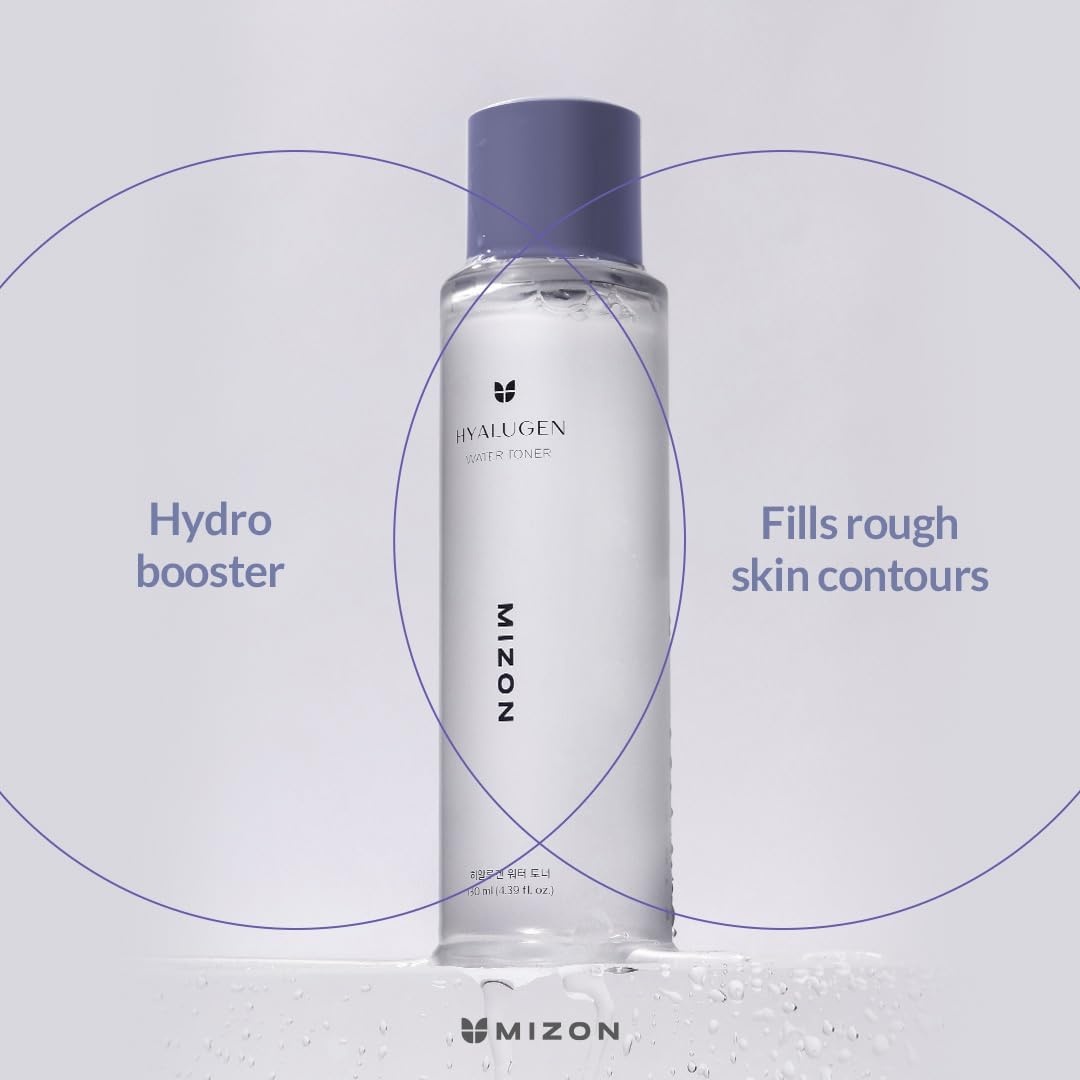 image:imageMIZON Hyalugen Water Toner for Deep Hydration and Better Skin Texture with Marine Collagen and Hyaluronic Acid Total Care Korean Skincare439 oz
