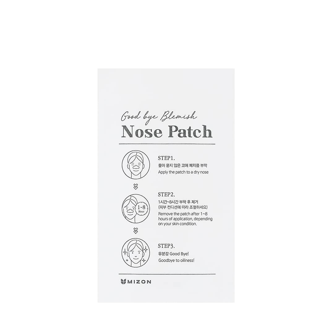 image:imageMIZON Korean Nose Patch Blackhead Remover Patch for Pores Pimples Zits Oil and Acne10ea