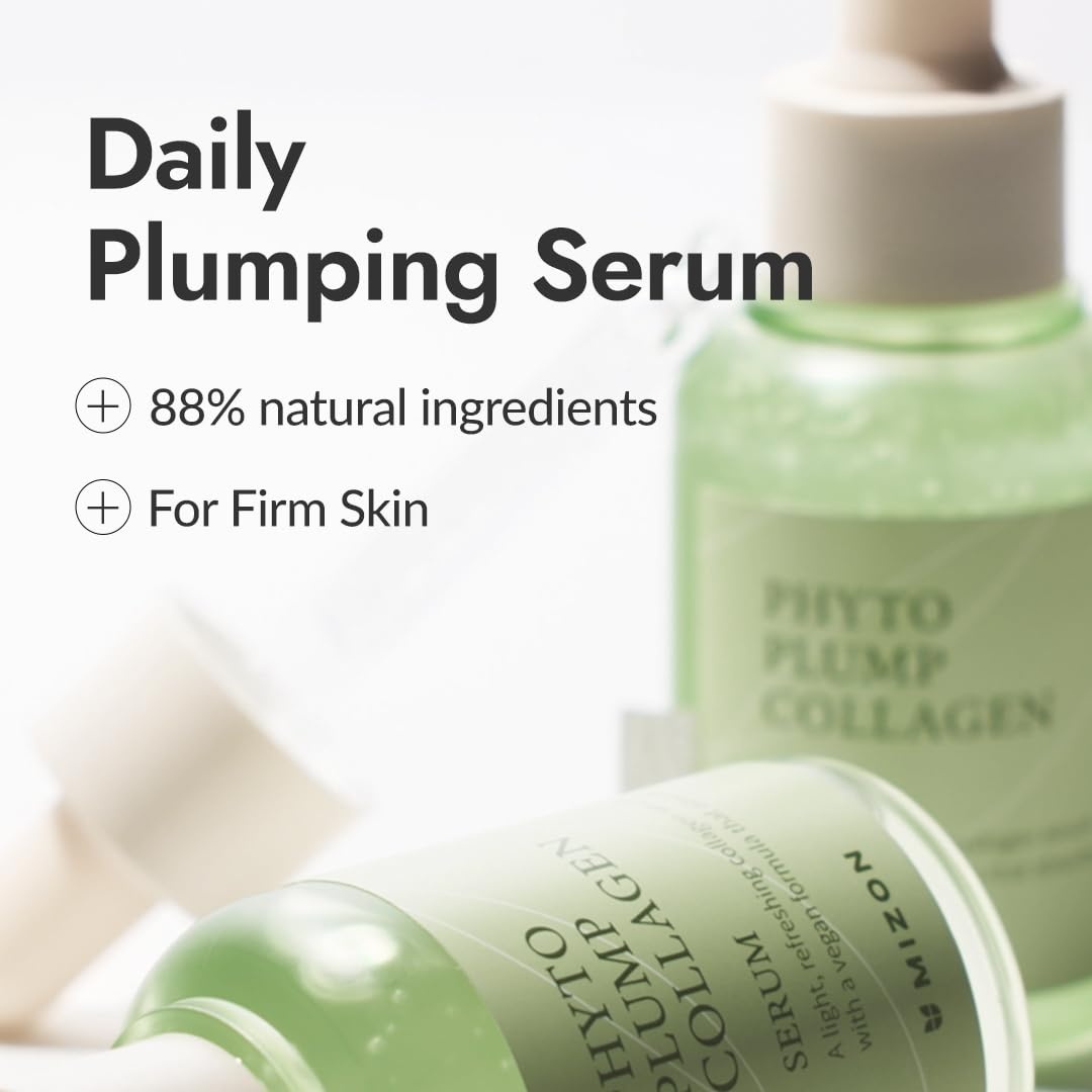 image:imageMIZON Phyto Plump Collagen SERUM Vegan Collagen 88 natural ingredients with Adenosine Deep Hydration Korean Skincare 30 ml101 fl oz