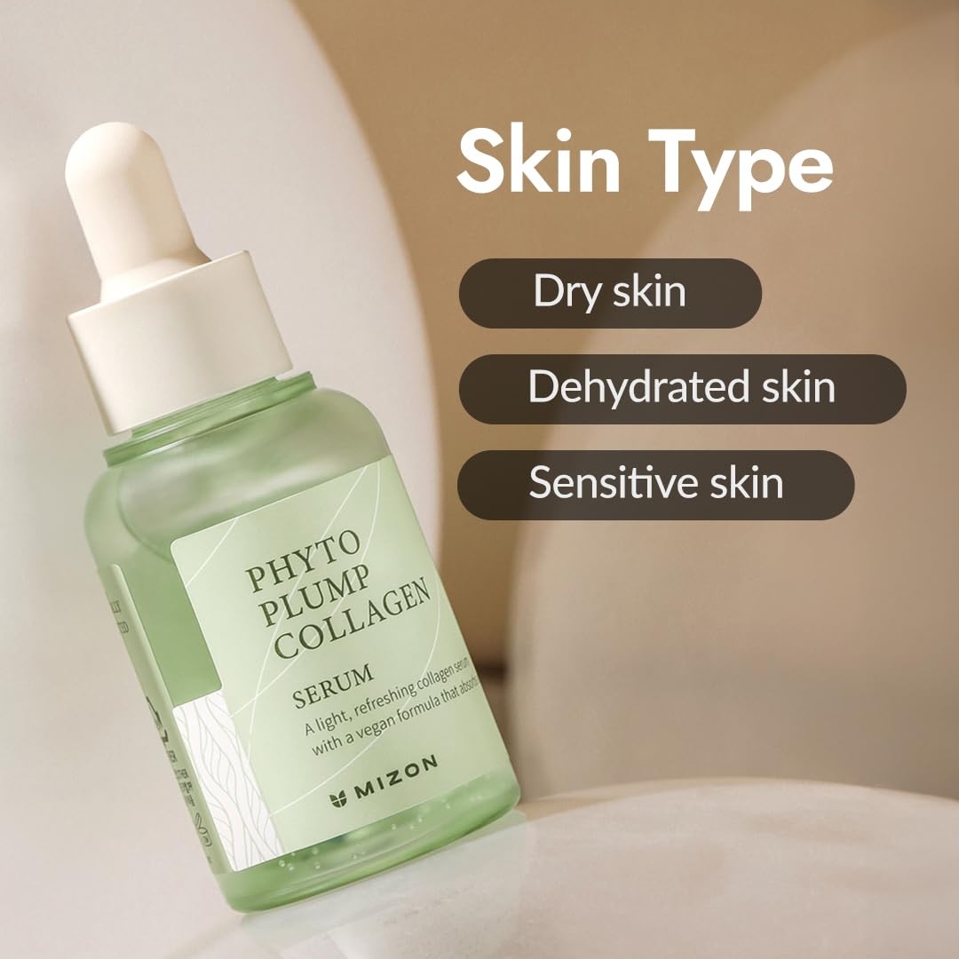 image:imageMIZON Phyto Plump Collagen SERUM Vegan Collagen 88 natural ingredients with Adenosine Deep Hydration Korean Skincare 30 ml101 fl oz