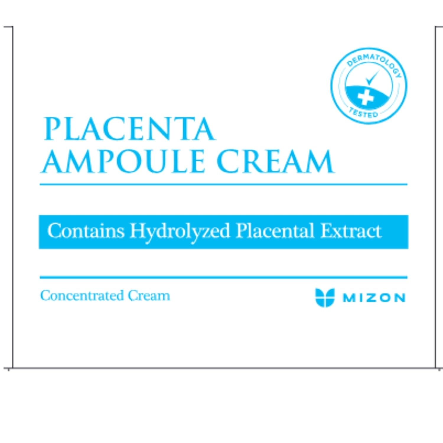 image:imageMIZON Placenta Ampoule Cream with Lavander Oil Niacinamide Adenosine Free of Parabens Korean Skincare 169 fl oz