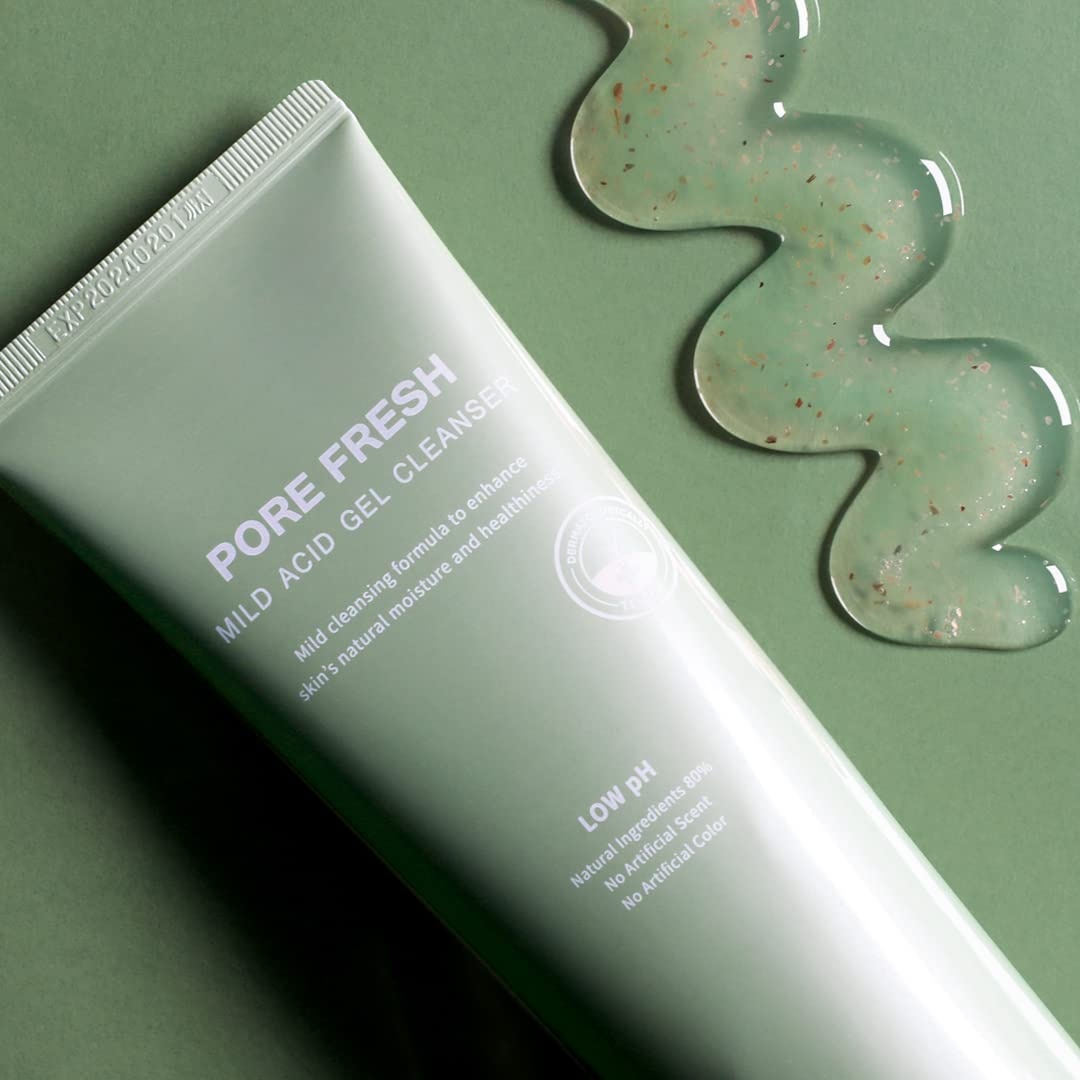image:imageMIZON Pore Fresh Mild Acid Gel Cleanser Facial Cleanser Natural Ingredients Refreshing Gel Formula Exfoliate Moisturize New Package 507 fl oz