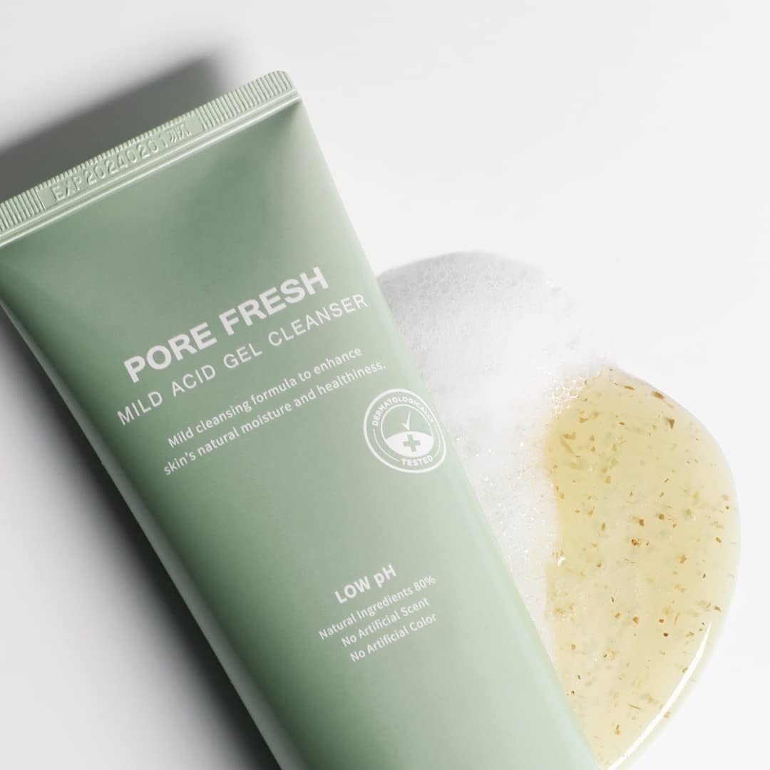 image:imageMIZON Pore Fresh Mild Acid Gel Cleanser Facial Cleanser Natural Ingredients Refreshing Gel Formula Exfoliate Moisturize New Package 507 fl oz