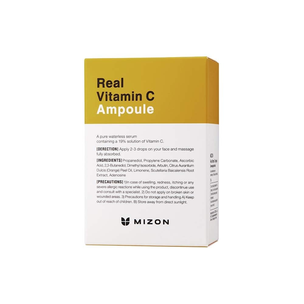 image:imageMIZON Real Vitamin C Ampoule Pure Vitamin C No Water Added10 Ingredients Nutrition Face Moisturizer 101 fl oz051 Fl Oz Pack of 1