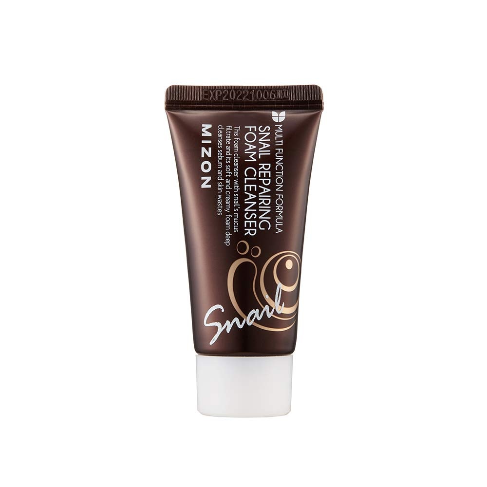 image:imageMIZON Snail Line Set Korean Snail Skincare Essentials Set Mini Sized Snail Foam Cleanser Toner Essence and All in One Facial Cream to Improve Skin Tone Fine Wrinkles Smooth Moisturize