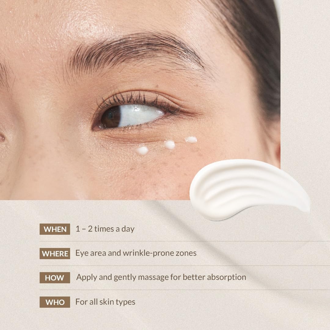 image:imageMIZON Snail Line Snail Repair Eye Cream natural treatment wrinkle treatment fine line hydrating healthy skin Korean skincare 084 oz05 Ounce Pack of 1