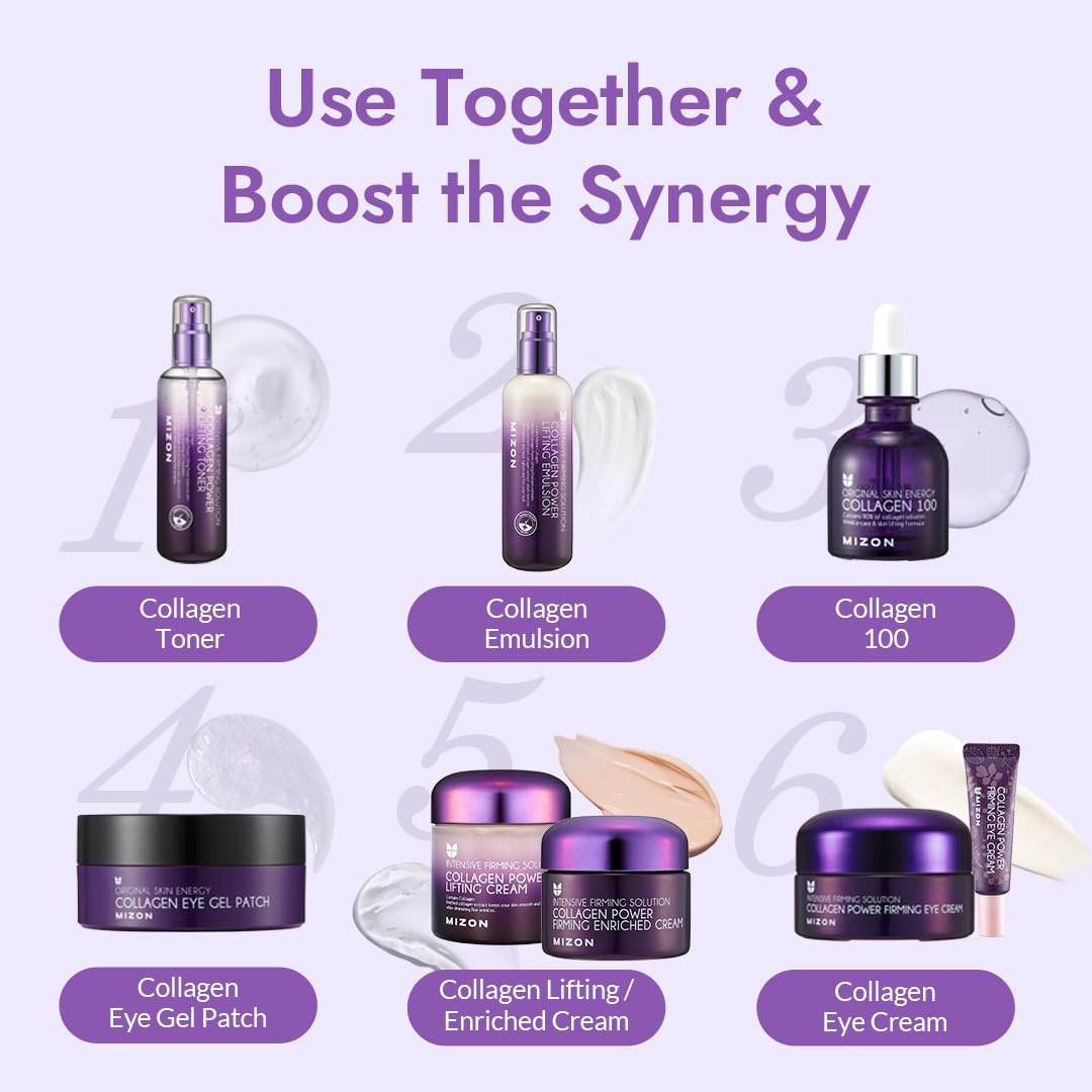 image:imageMIZON Snail Mucin Repair Ampoule Korean Snail Serum with Hyaluronic Acid Peptides amp Vitamin E Hydrating Snail Skincare for Elasticity amp Glass Skin Look 101 fl ozCollagen