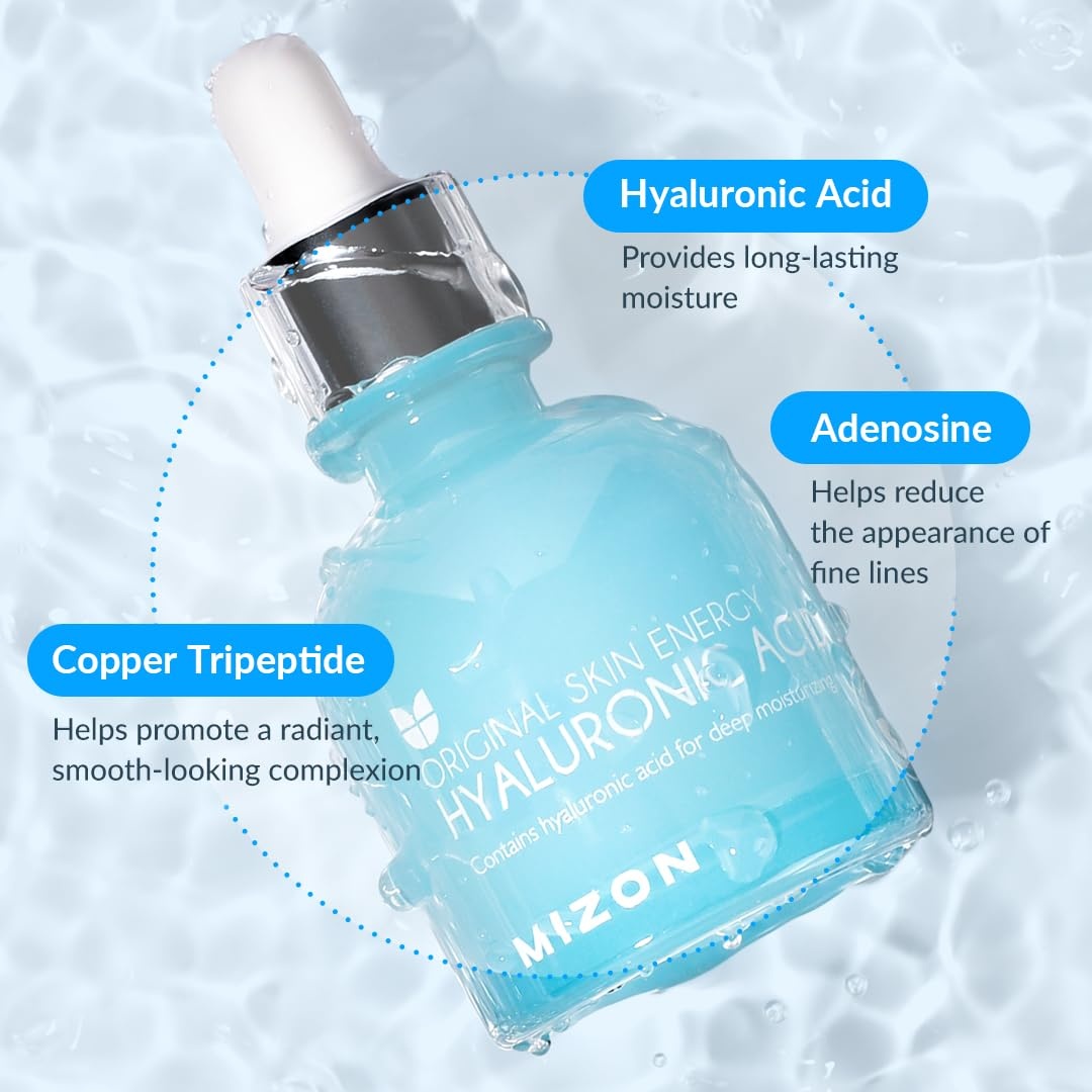 image:imageMIZON Snail Mucin Repair Ampoule Korean Snail Serum with Hyaluronic Acid Peptides amp Vitamin E Hydrating Snail Skincare for Elasticity amp Glass Skin Look 101 fl ozHyaluronic