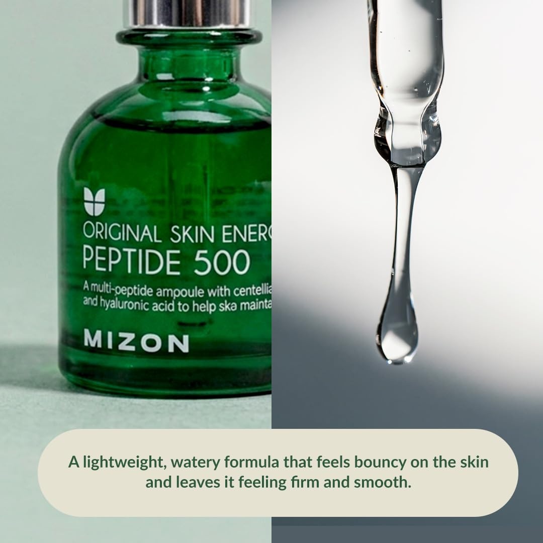 image:imageMIZON Snail Mucin Repair Ampoule Korean Snail Serum with Hyaluronic Acid Peptides amp Vitamin E Hydrating Snail Skincare for Elasticity amp Glass Skin Look 101 fl ozPeptide