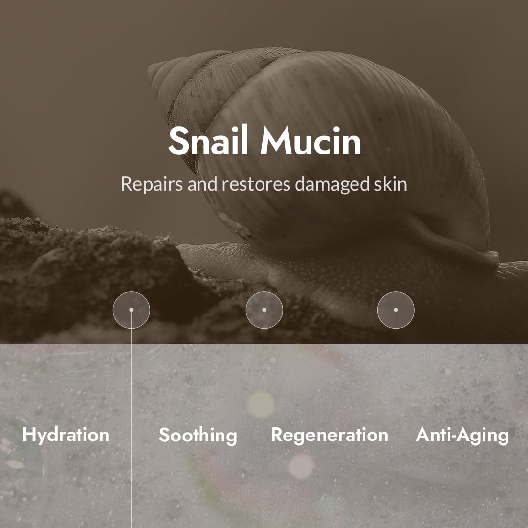 image:imageMIZON Snail Repair Intensive Toner with Snail Mucin Hyaluronic Acid Adenosine Centella Asiatica Moisturizer Fine Line Treatment Safe Formula Korean Skincare 338 fl oz