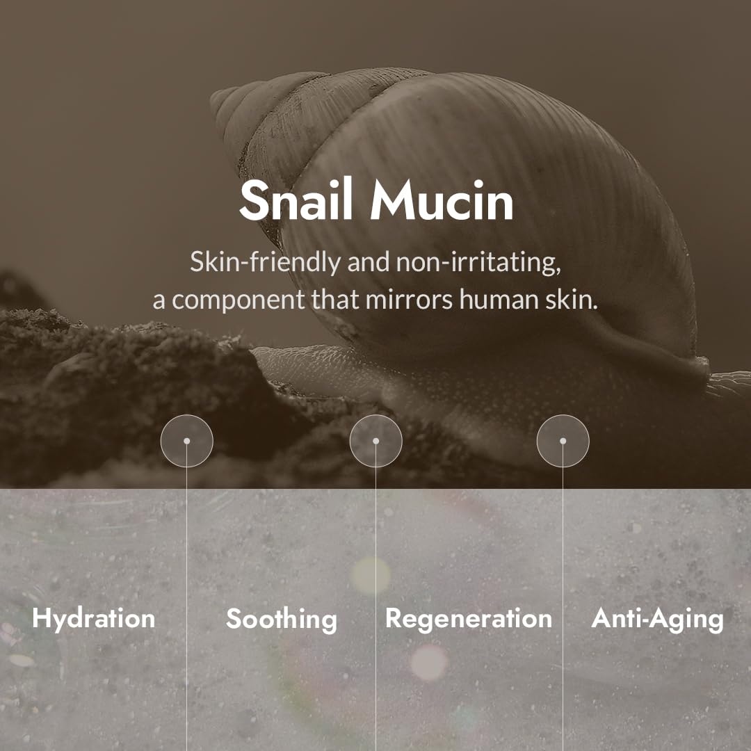 image:imageMIZON Snail Repairing Foam Cleanser Face Wash With Snail Mucin for Pores and Blackheads with Moisturizing Formula Korean Skincare 202 fl oz202 Fl Oz Pack of 1