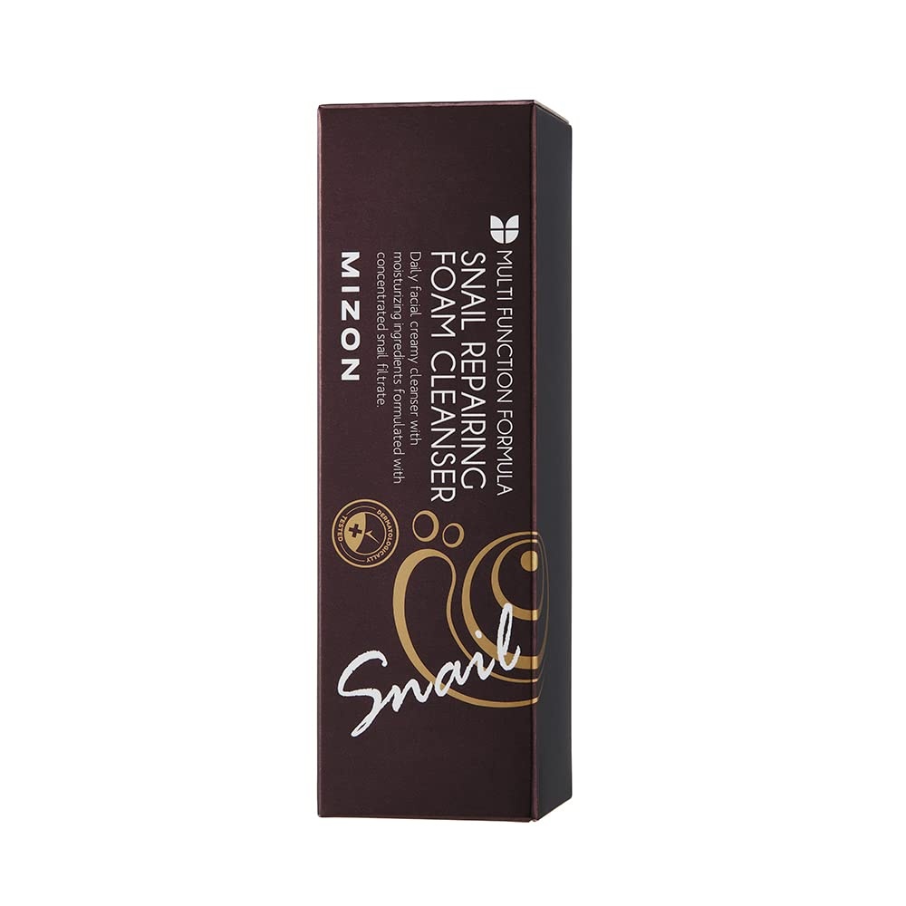 image:imageMIZON Snail Repairing Foam Cleanser Face Wash With Snail Mucin for Pores and Blackheads with Moisturizing Formula Korean Skincare 202 fl oz202 Fl Oz Pack of 1