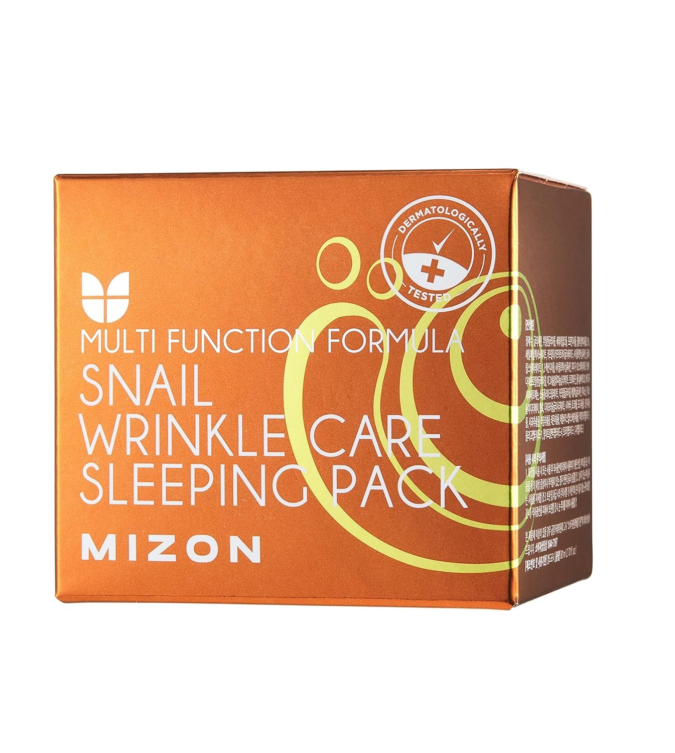 image:imageMIZON Snail Wrinkle Care Sleeping Pack with Snail Mucin Adenosine Shea Butter Overnight Firming Nourishing Mask for Damaged Skin and Fine Lines 27 FL oz