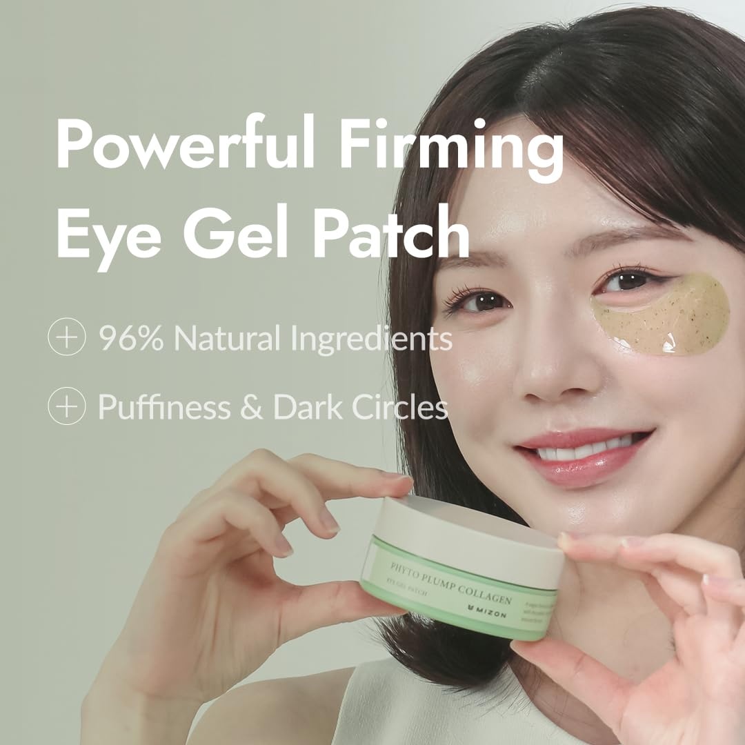image:imageMIZON Under Eye Patches for Puffy Eyes amp Dark Circles 24K Gold amp Snail Mucin 60 Pcs AntiWrinkle Collagen amp Peptide Formula Moisturizing Korean Eye Mask for ElasticityPhyto Plump