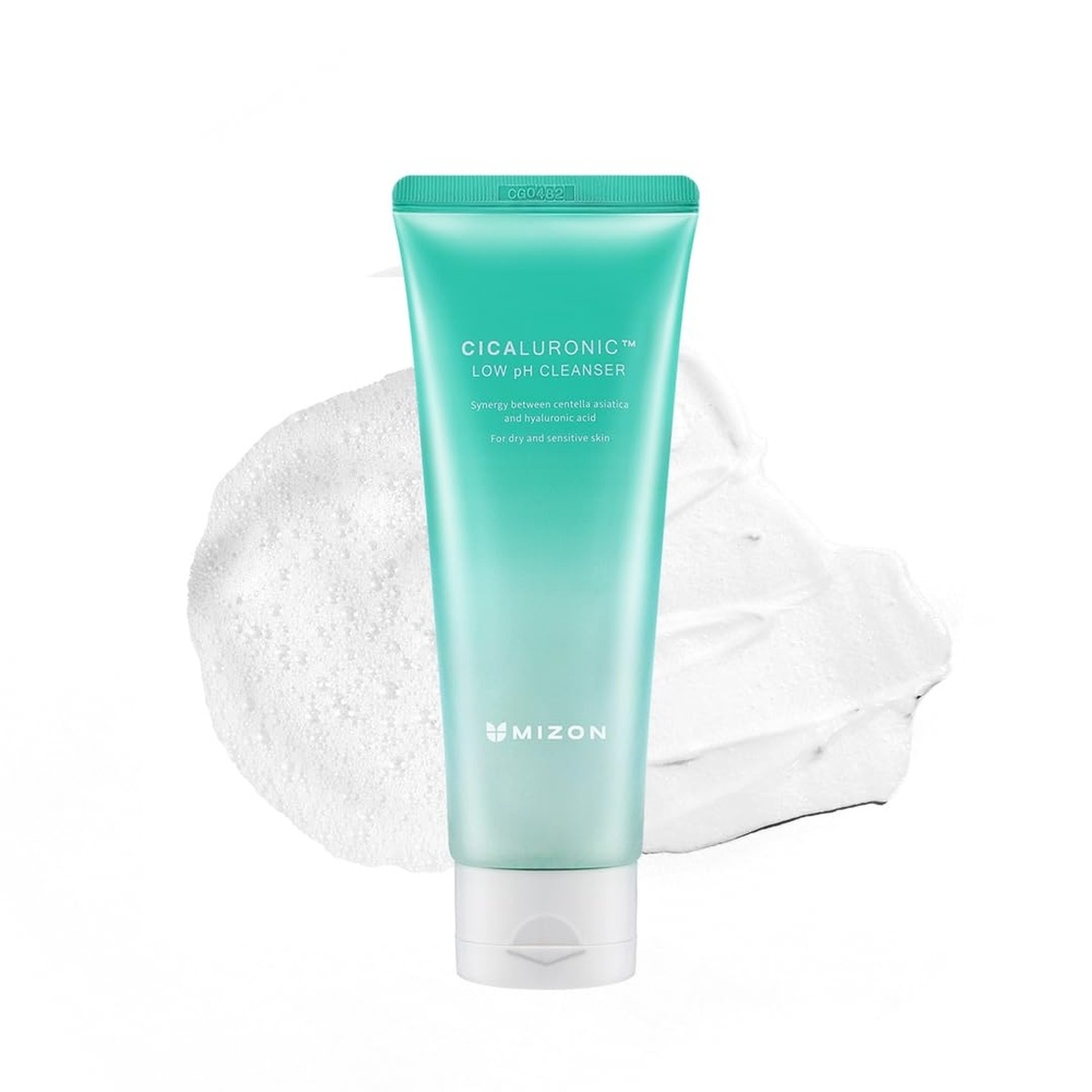 image:imageMIZON Cicaluronic Low pH Cleanser with Centella Asiatica Hyaluronic Acid BHA Sebum Care Blemish Care Dead Skin Cell Removal Korean Skincare 120ml405fl oz4 Fl Oz Pack of 1