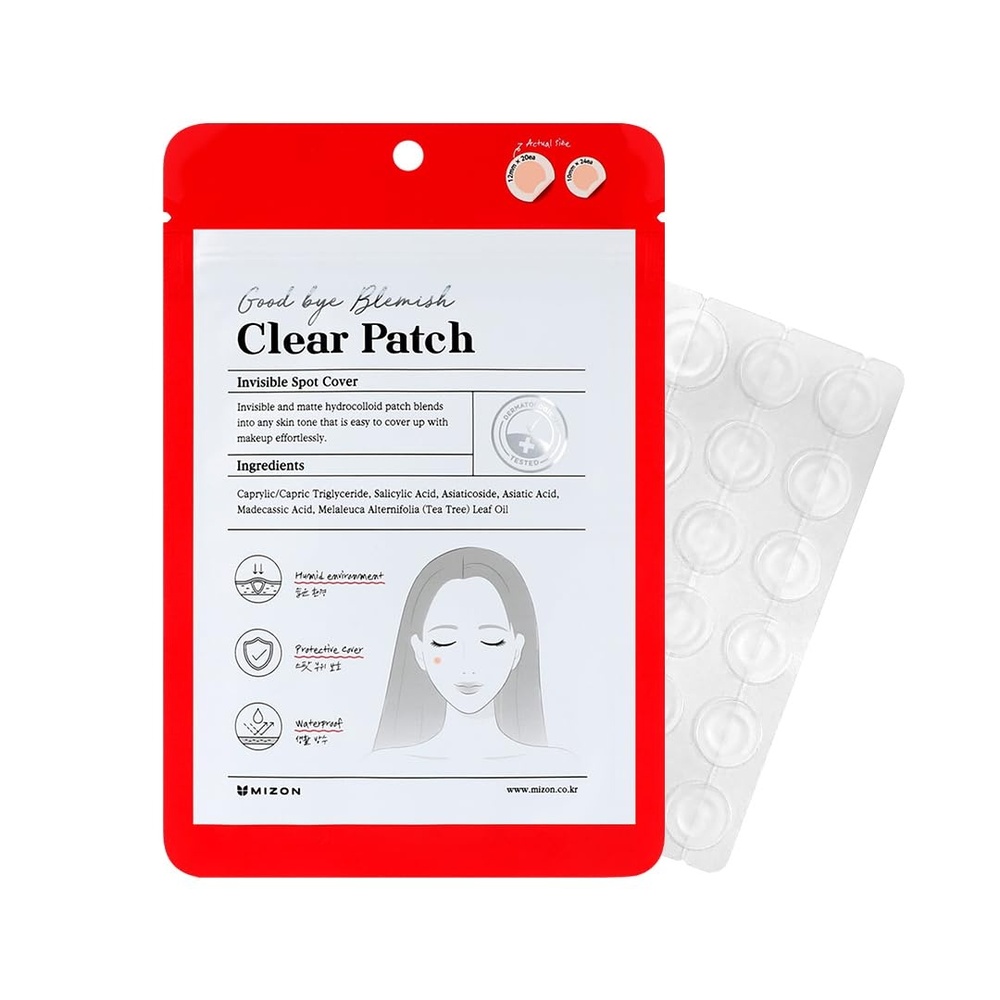 image:imageMIZON Good Bye Blemish Clear Patch Invisible Korean Acne Pimple Covering Zits Waterproof Nondrying Thin Cover Excellent Skin Adhesion Patch Spot Cover 44ea