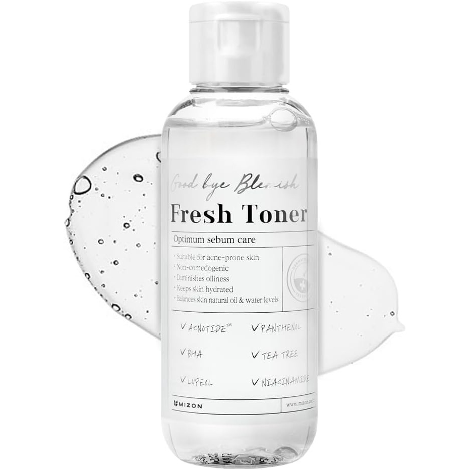 image:imageMIZON Goodbye Blemish Fresh Toner BHA Niacinamide for Excessive Sebum Troubled Skin Acne Treatment Breakout Treatment Korean Skincare Acne Spot Treatment Smooth Skin 120ml405 fl oz