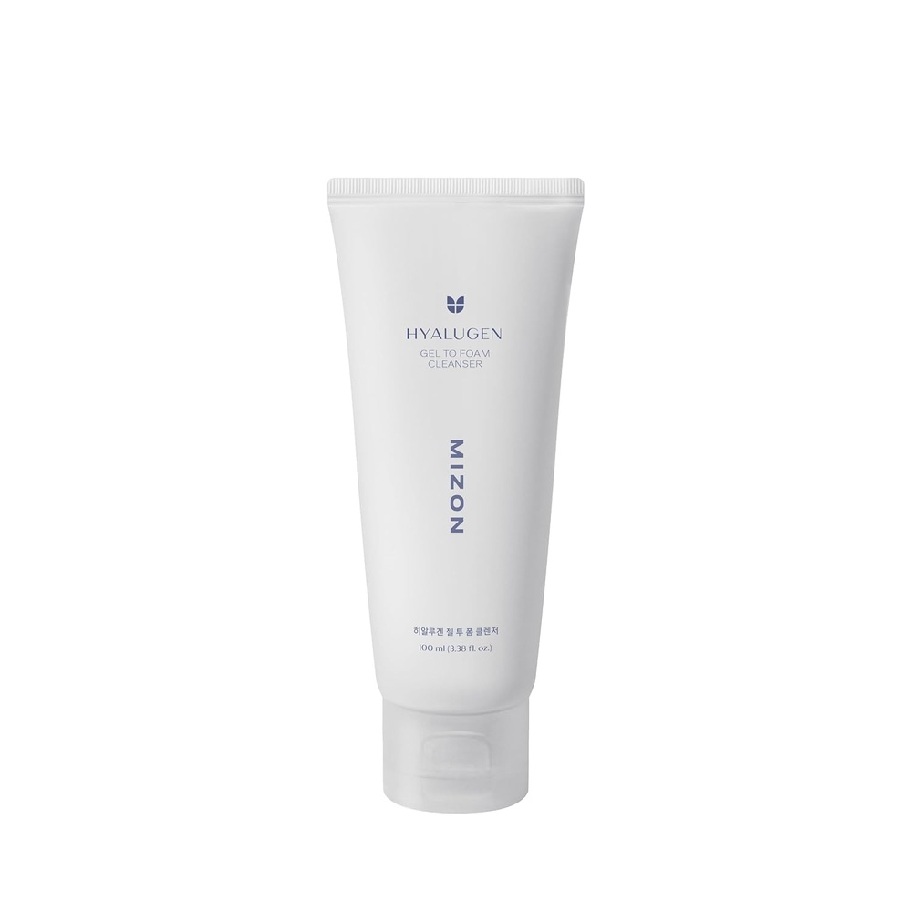image:imageMIZON Hyalugen Gel To Foam Cleanser Collagen Hyaluronic Acid Hydrating Hypoallergenic Face Wash for Dry Skin Moisturizing Korean Skincare100 ml338 fl oz338 Fl Oz Pack of 1