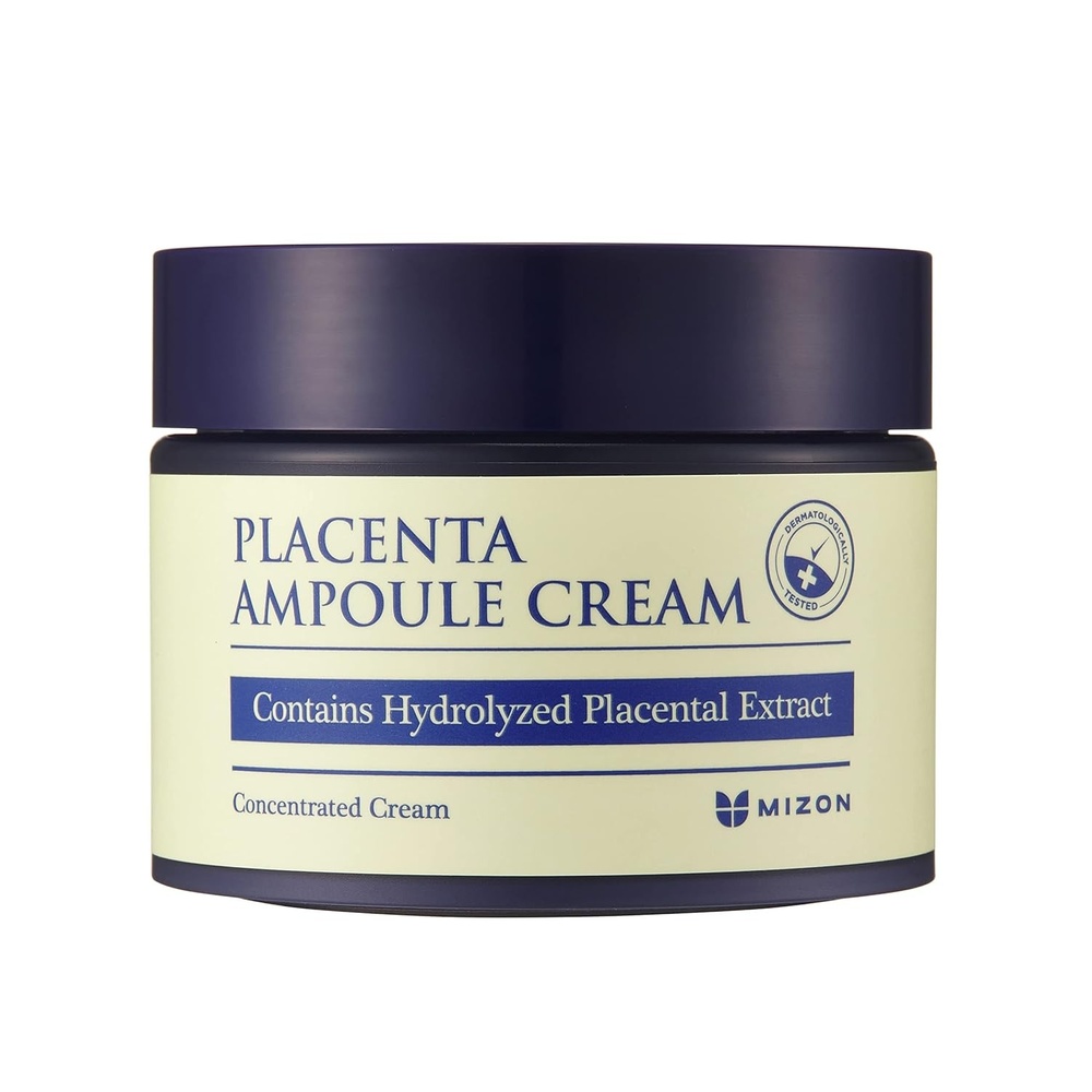 image:imageMIZON Placenta Ampoule Cream with Lavander Oil Niacinamide Adenosine Free of Parabens Korean Skincare 169 fl oz