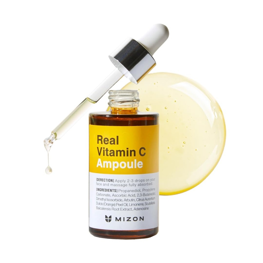 image:imageMIZON Real Vitamin C Ampoule Pure Vitamin C No Water Added10 Ingredients Nutrition Face Moisturizer 101 fl oz101 Fl Oz Pack of 1