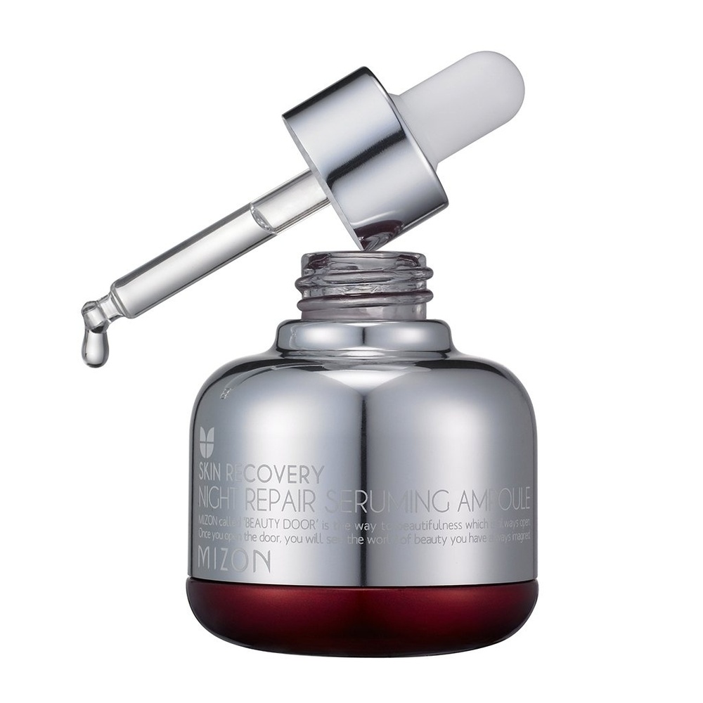image:imageMIZON Skin Recovery Night Repair Seruming Ampoule Antioxidant Antiaging Rejuvenate Skin Korean Skincare 30 ml 101 FL oz