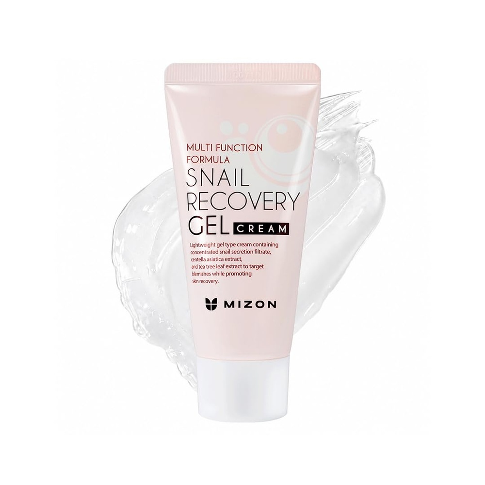 image:imageMIZON Snail Recovery Gel Cream Wrinkle Care Skin Elasticity Moisture FragranceFree ParabenFree 45ml 152 fl oz15 Fl Oz Pack of 1