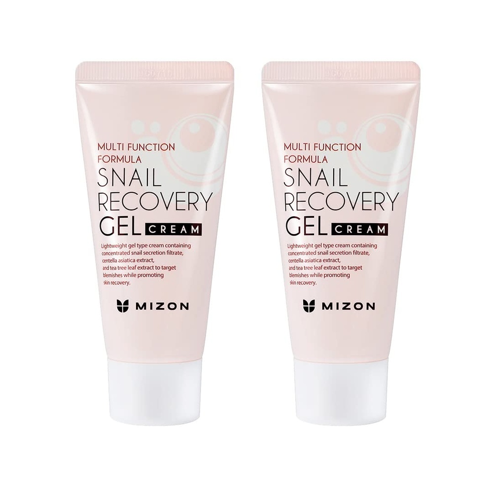 image:imageMIZON Snail Recovery Gel Cream Wrinkle Care Skin Elasticity Moisture FragranceFree ParabenFree 45ml 152 fl oz15 Fl Oz Pack of 2