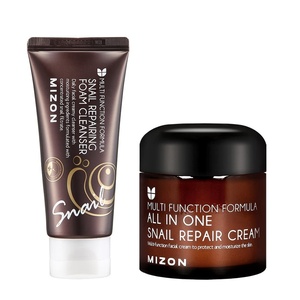 image:imageMIZON Bundle All in one snail repair cream 75ml  Snail repairing foam cleanser Korean Skincare Wrinkle Care Face Cleanser
