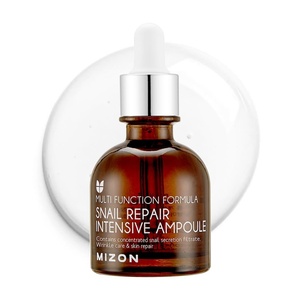 image:imageMIZON Snail Mucin Repair Ampoule Korean Snail Serum with Hyaluronic Acid Peptides amp Vitamin E Hydrating Snail Skincare for Elasticity amp Glass Skin Look 101 fl ozSnail