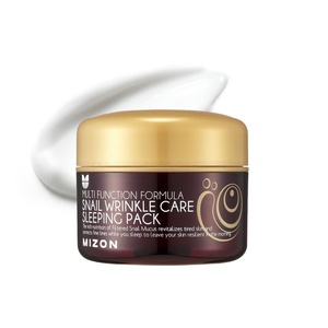 image:imageMIZON Snail Wrinkle Care Sleeping Pack with Snail Mucin Adenosine Shea Butter Overnight Firming Nourishing Mask for Damaged Skin and Fine Lines 27 FL oz
