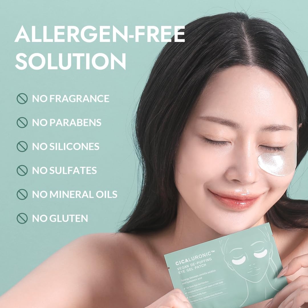 image:imageMIZON 24K Gold and Snail Mucin Hydrogel Under Eye Patches for Puffy Eyes Dark Circles Moisturizing Fine Lines Korean Skincare Pack of Pack of 2 120 PairsCicaluronic