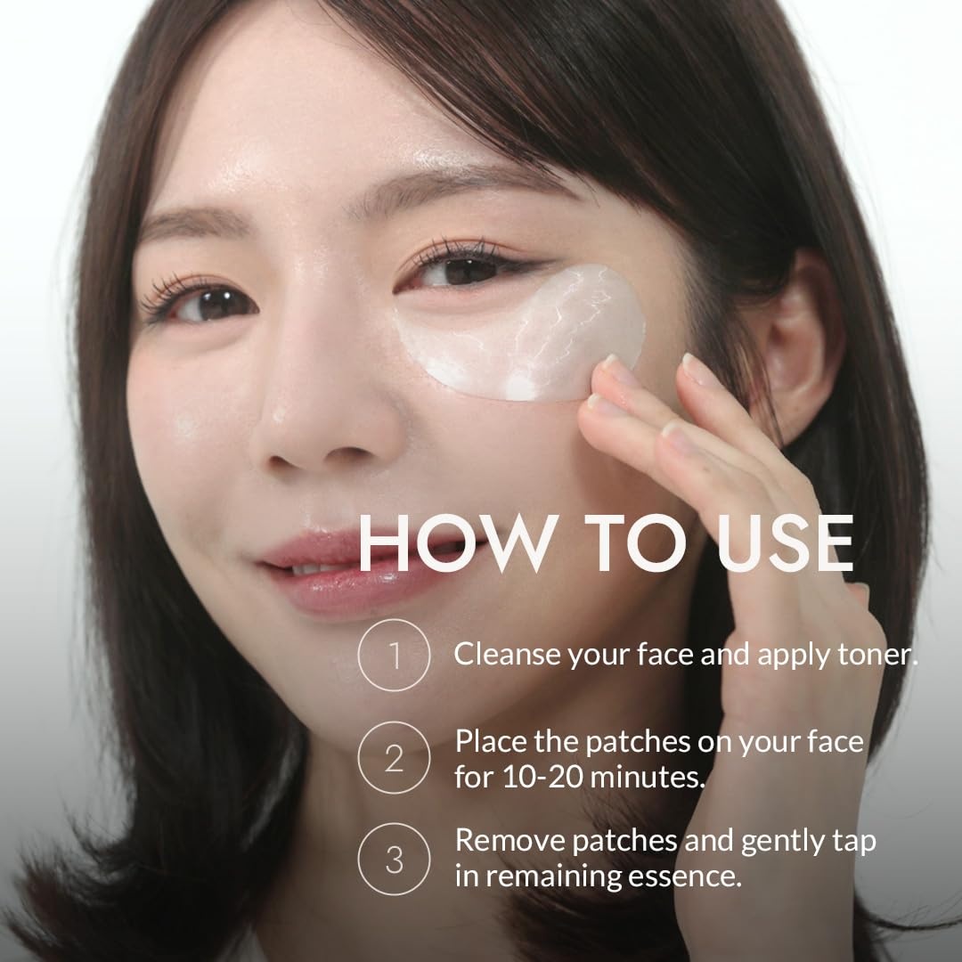 image:imageMIZON 24K Gold and Snail Mucin Hydrogel Under Eye Patches for Puffy Eyes Dark Circles Moisturizing Fine Lines Korean Skincare Pack of Pack of 2 120 PairsPure Pearl