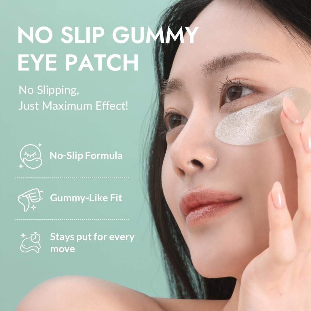 image:imageMIZON 24K Gold and Snail Mucin Hydrogel Under Eye Patches for Puffy Eyes Dark Circles Moisturizing Fine Lines Korean Skincare Pack of Pack of 2 120 PairsCicaluronic