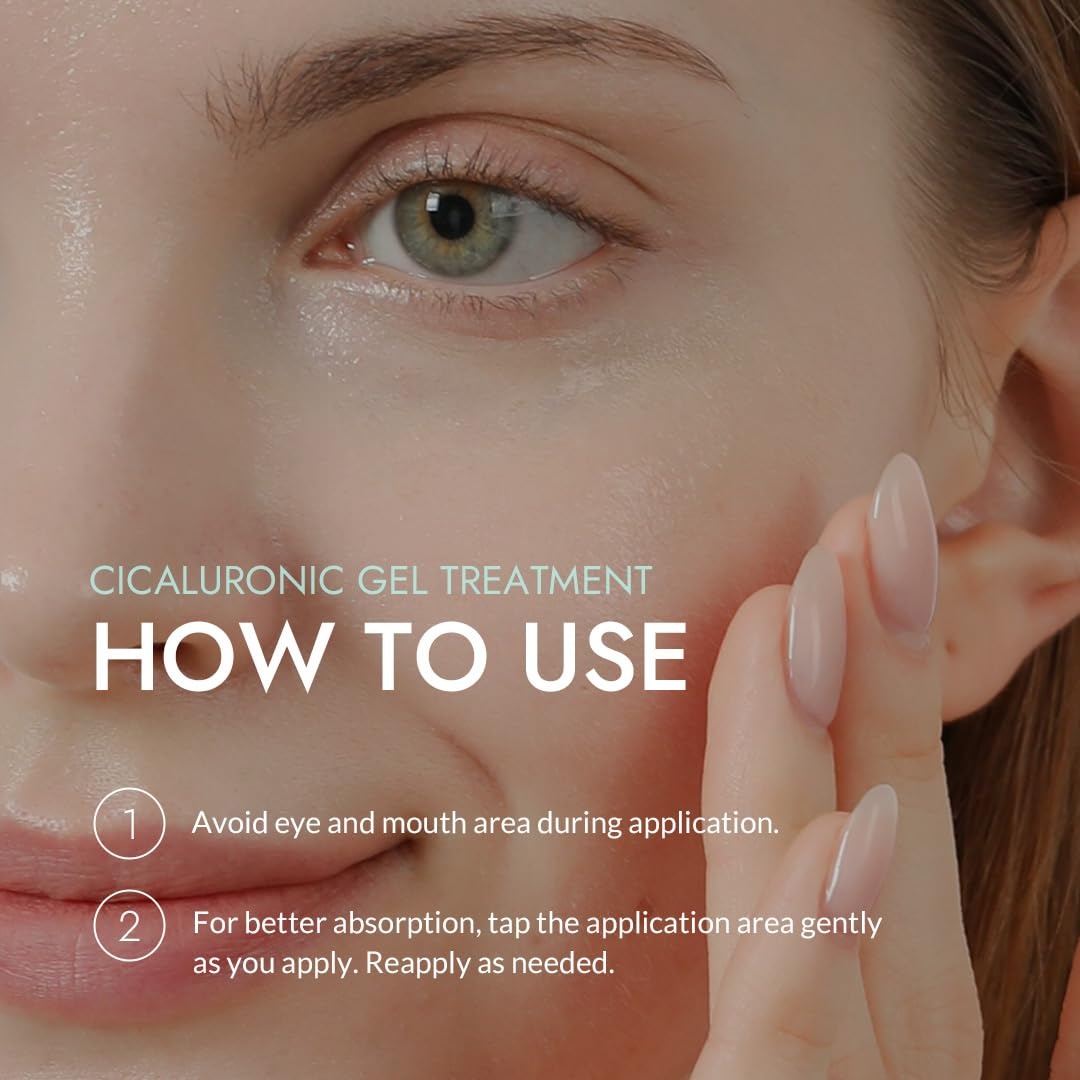 image:imageMIZON Cicaluronic GEL Treatment with Centella Asiatica Hyaluronic Acid Vitamin B5 86 Natural Ingredients Mositurizing Soothing Korean Skincare 50ml169fl oz
