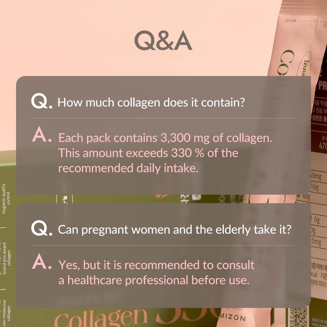 image:imageMIZON INNERSBIT Collagen Jelly 330014 Sticks Vegan Korean Jelly Stick Snack with Vitamin C Hyaluronic Acid Biotin amp Glutathion for Skin Halal Certified1 Pack