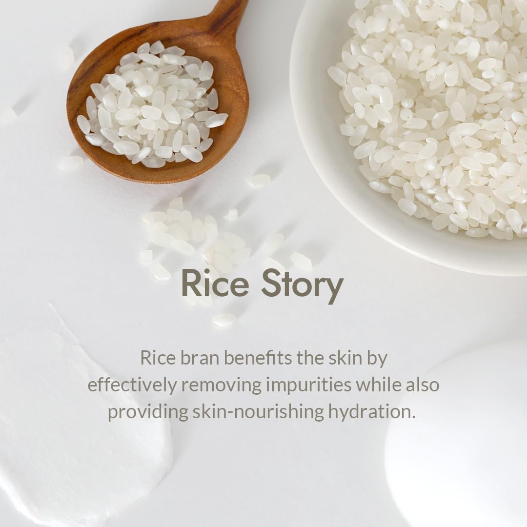 image:imageMIZON Rice Real Cleansing Foam Remove Dead Skin Hydrating Soothing Moisturizing Tone Correction Korean Skincare 150ml 507 fl oz507 Fl Oz Pack of 1