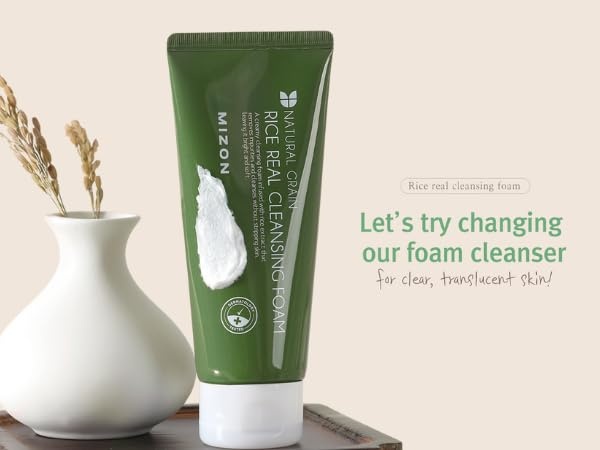 image:imageMIZON Rice Real Cleansing Foam Remove Dead Skin Hydrating Soothing Moisturizing Tone Correction Korean Skincare 150ml 507 fl oz507 Fl Oz Pack of 2