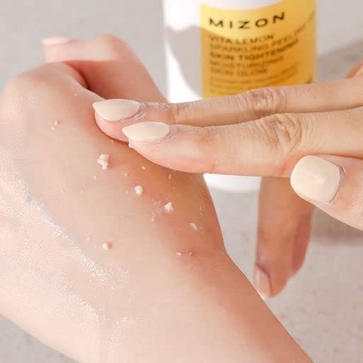 image:imageMIZON Vita Lemon Peeling Gel Lemon Peel Oil and Sparkling Water Skin Tightening Moisturizing Skin Vitality Removes Dead Skin Cells Exfoliating Gel 150g 53 Oz