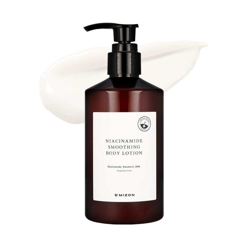 image:imageMIZON Niacinamide Smoothing Body Lotion AHA Vitamin C Hyaluronic Acid Smooth Korean Glowy skin Mild Exfoliation 300ml 1014 FL oz