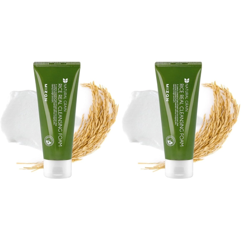 image:imageMIZON Rice Real Cleansing Foam Remove Dead Skin Hydrating Soothing Moisturizing Tone Correction Korean Skincare 150ml 507 fl oz507 Fl Oz Pack of 2
